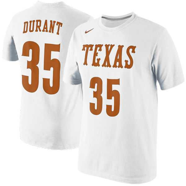 Texas Longhorns Nike Kevin Durant Future Star Jersey Replica WEM T-Shirt - White,We sell and wholesale Texas Longhorns Nike Kevin Durant Future Star Jersey Replica WEM T-Shirt - White on line form chian!